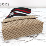 Gucci GG Canvas Large Crossbody Bag 821616 Coffee